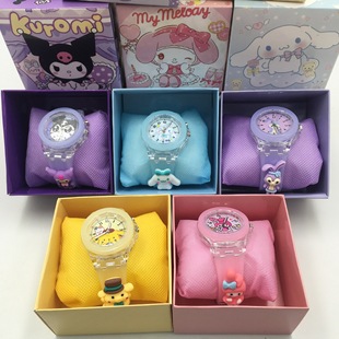 Sanrio led luminous children's watch kulomi melody pudding dog Jade GUI dog luminous watch jewelry