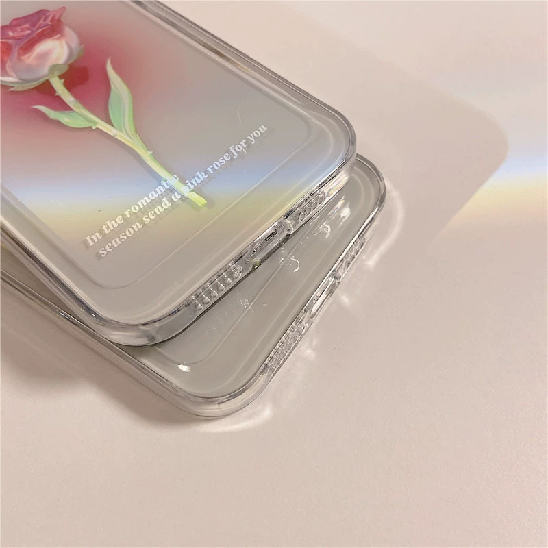 Фуксия совместимый чехол для космического телефона, градиент, 13promax, 12, iphone