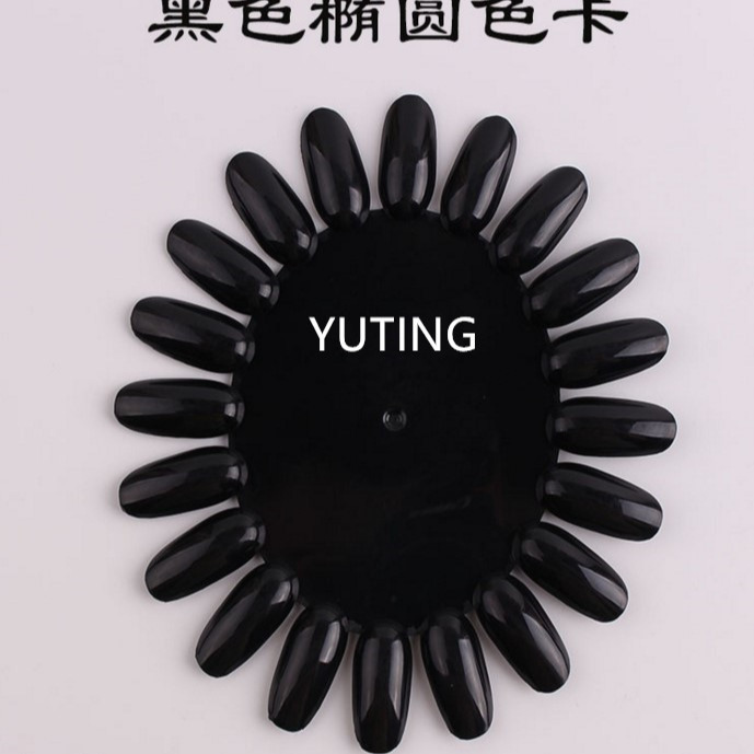 Black Oval nail polish color card manicure works display board 20 color Oval color plate nail mold practice supplies Black Oval nail polish color card manicure works display board 20 color Oval color plate nail mold practice supplies