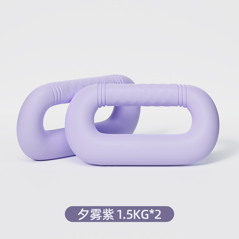 环形软体硅胶哑铃新款铁砂款哑铃家用瑜伽塑型燃脂办公室健身器材|undefined