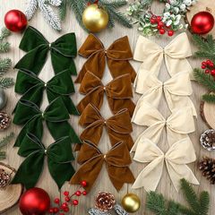 新しいクリスマスリボン装飾 diy 赤い生地クリスマスツリーガーランドアレンジメント装飾リボン吊り装飾品