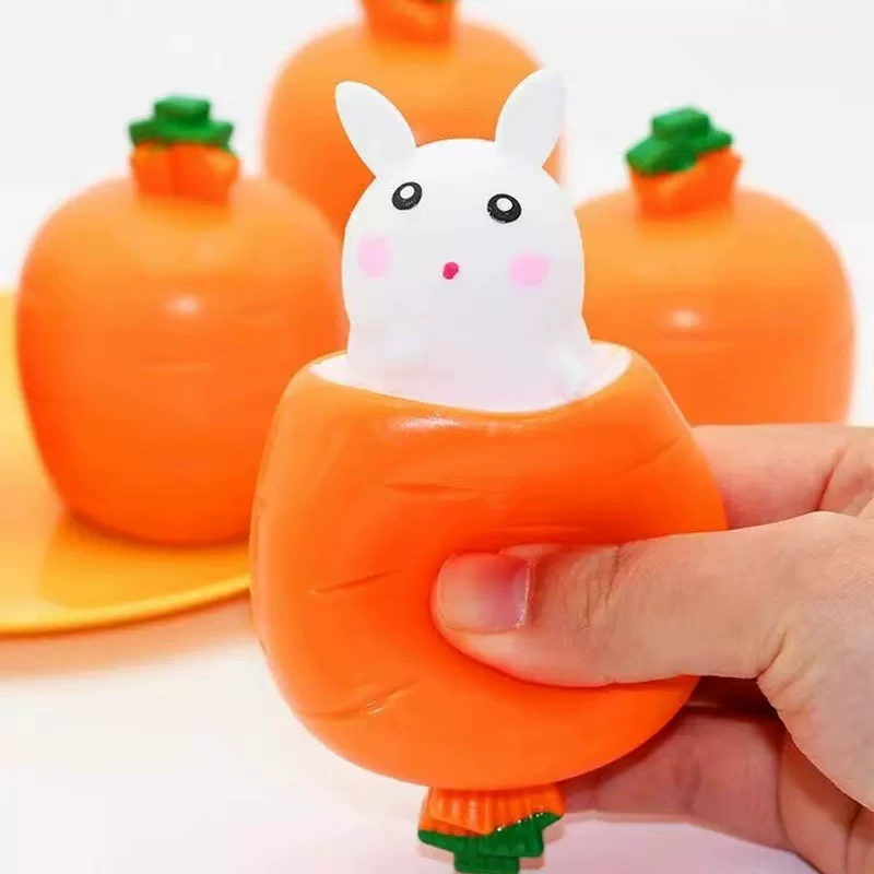 Заяц, слайм, релаксан, игрушка, антистресс, подарок на день рождения
