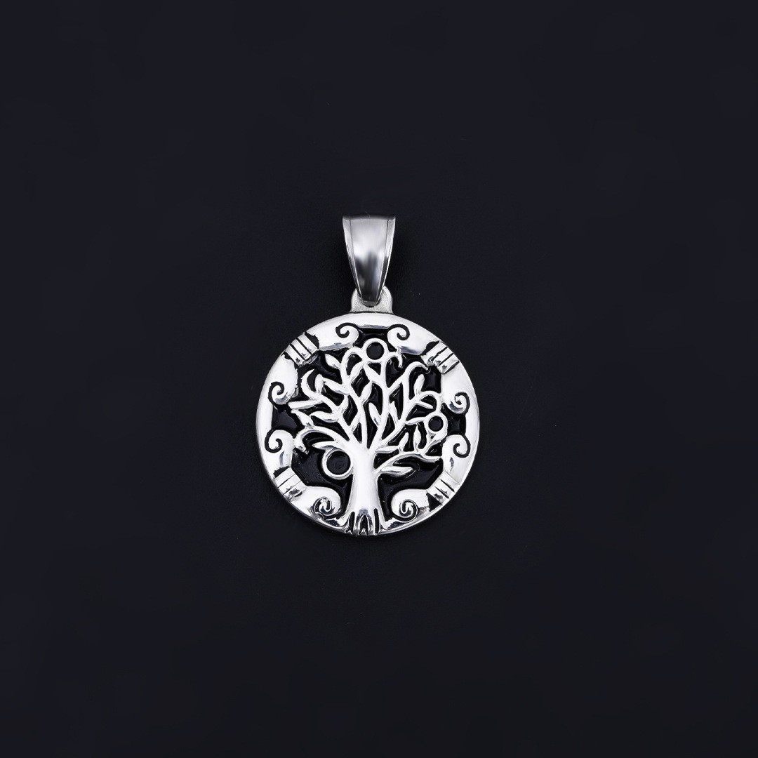 Tree of Life Stainless Necklace New Personalized Titanium Steel Pendant Set_voghion.com