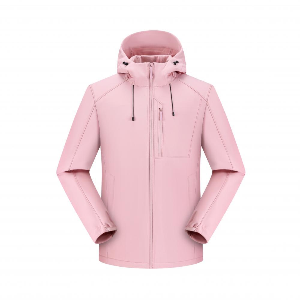 Chaqueta Softshell con Capucha para Hombre de Poliéster, Impermeable y Cortavientos, con Forro Térmico