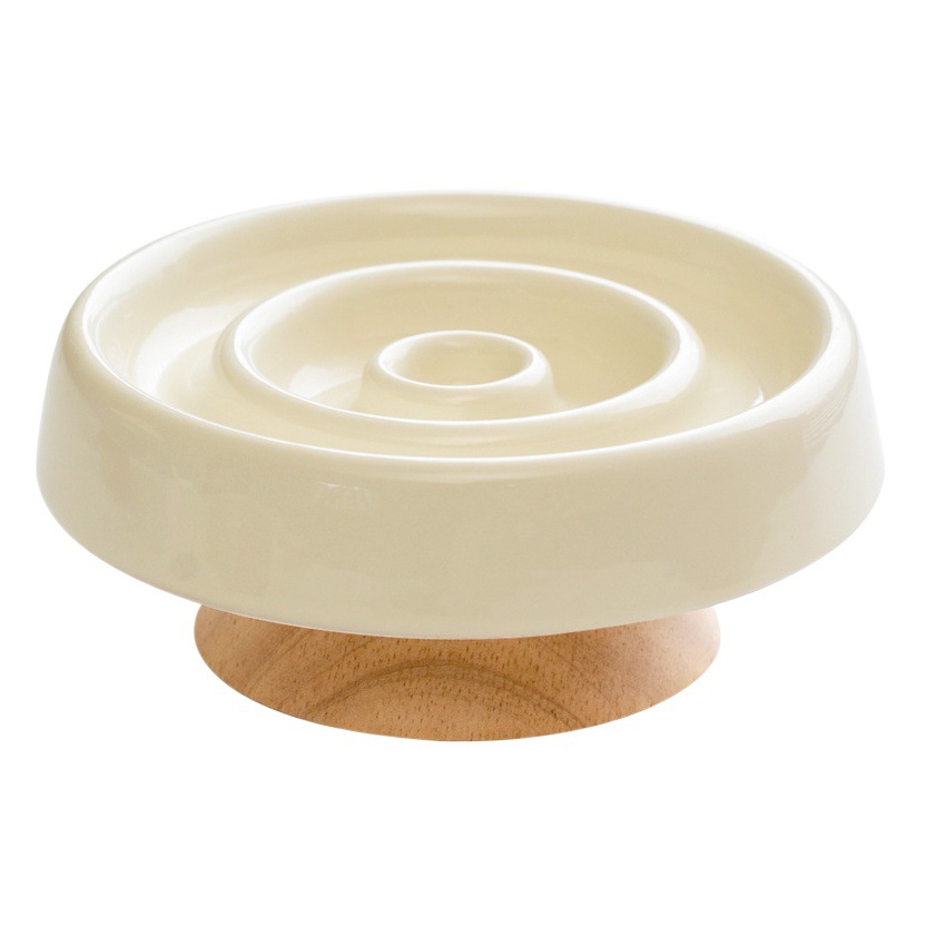 Cerámica para mascotas Slow Food Tazón de fuente cervical soporte gato tazón gato placa anti-estrangulamiento comida lenta comida para gatos tazón de comida para perros plato de comida