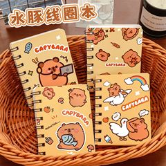 かわいいカピバラの横転サークルの学生の高颜値a 7ポケットのノートのカピバラの记事の小さいノート