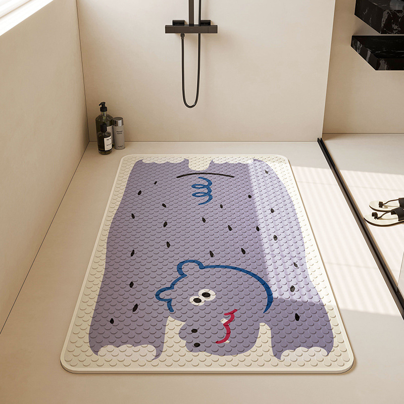 누워있는 하마 A에는 검은색 선이 없습니다 - 흡입 컵 패드