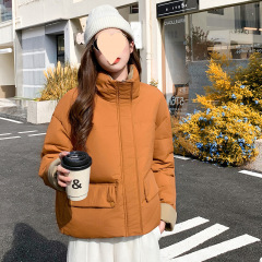 2025 winter cotton jacket short bread small new cotton jacket thickened Korean loose fashionable jacket
