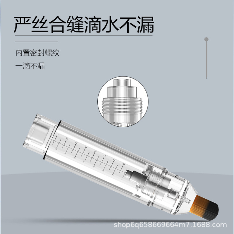Aplicador de medicina del cuero cabelludo cabeza aplicador de guía líquida crecimiento del cabello líquido pelo de caballo textura masajeador cuidado de la salud peine líquido