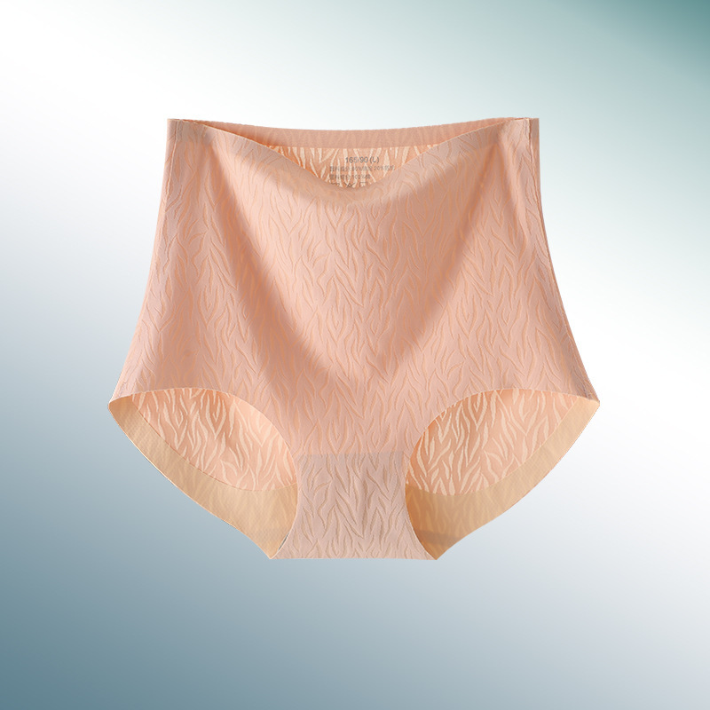 Mujeres 3D melocotón hip algodón antibacteriano inferior ropa interior transpirable desnudo sin costuras de alta cintura cadera levantamiento vientre conformación pantalones florales