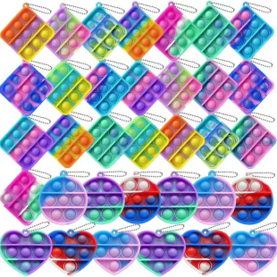 Krat pioneer small pendant finger pressure bubble music silicone decompression key chain pendant small toy decoration