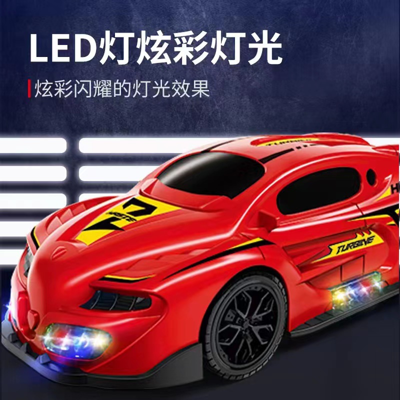 Carreras eléctricas drift side conducción colorida música luz coche deportivo coche de juguete para niños puesto al por mayor