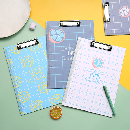 Cartoon A4 folder student exam writing pad creative small fresh office stationery board folder folder