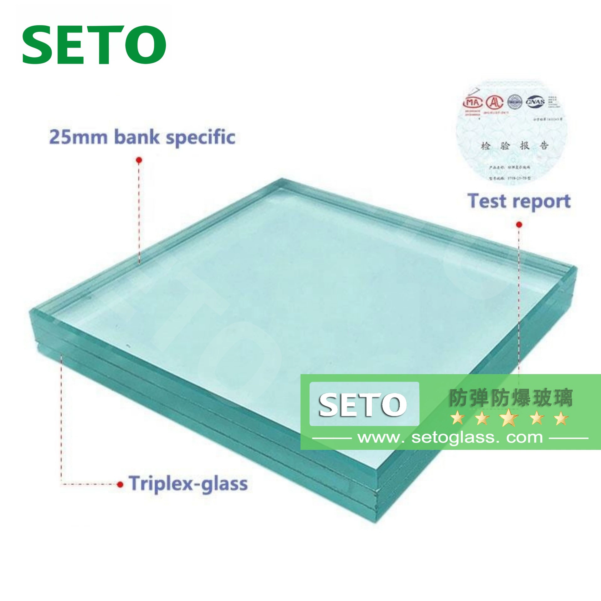 Супер белый пуленепробиваемый стеклянный пуленепробиваемый класс настраиваемая сила завод 10-60 мм супер белое пуленепробиваемое стекло