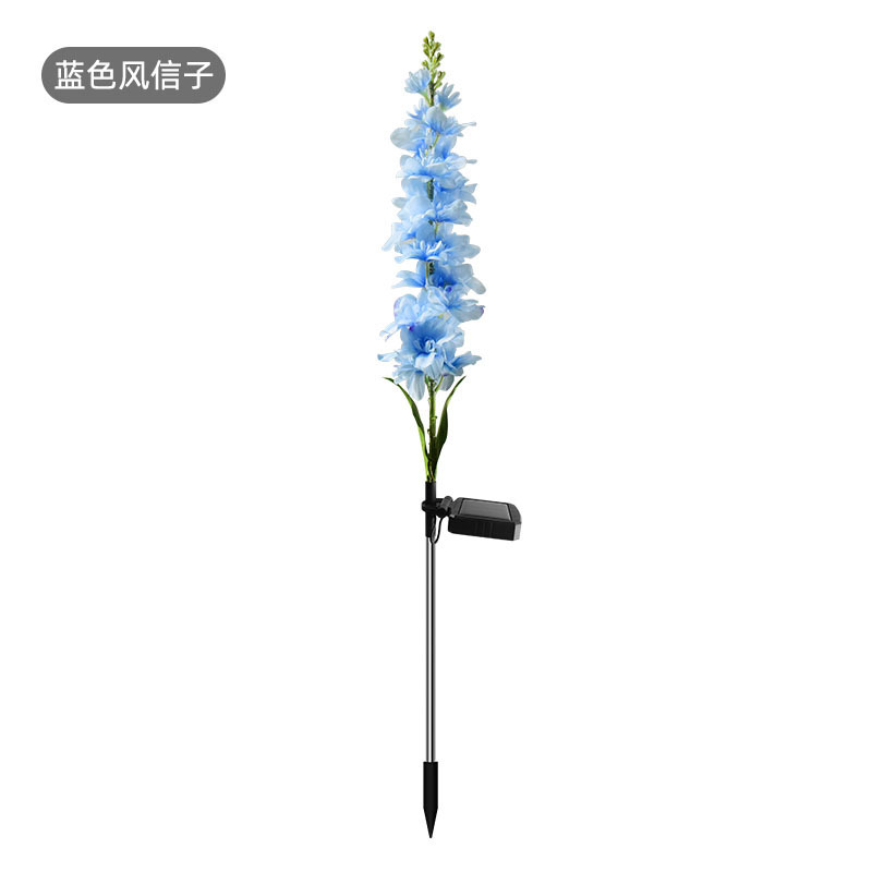 太阳能仿真紫藤花灯户外防水插地灯太阳能草坪灯花园庭院插地灯|undefined