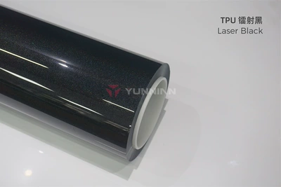cross-border direct sales, Auto Color Change Film - tpu-laser-black-15215m