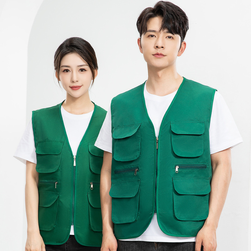 Autumn and Winter Project Cotton Vest Tooling Group Advertising Volunteers Vest Working Clothes Printing