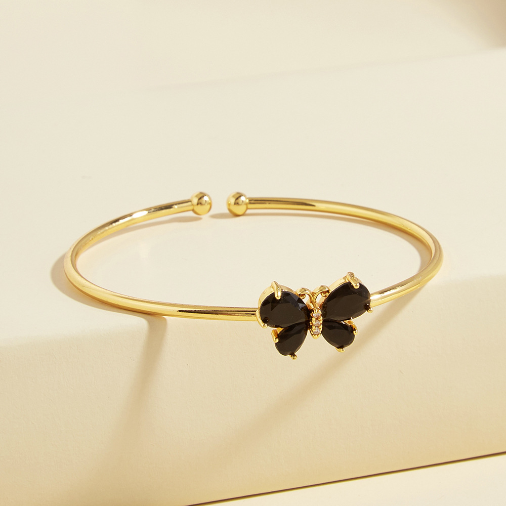 Butterfly Pattern Copper Butterfly Bangle