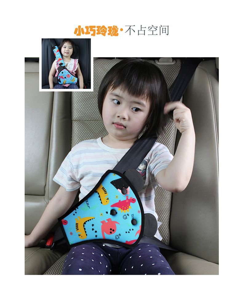 Car Seat Belt Portable Removable and Washable Anti-Stranglehold Pad Cartoon Decorative Shoulder Pad Adjustment Safety Auxiliary Set