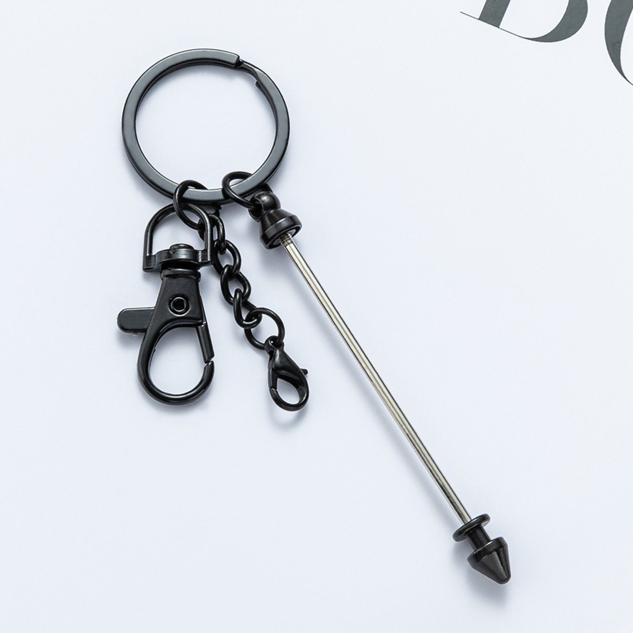 Keychain de bala de metal en stock evento de regalo conmemorativo llavero bolsas creativas colgante colgante llavero