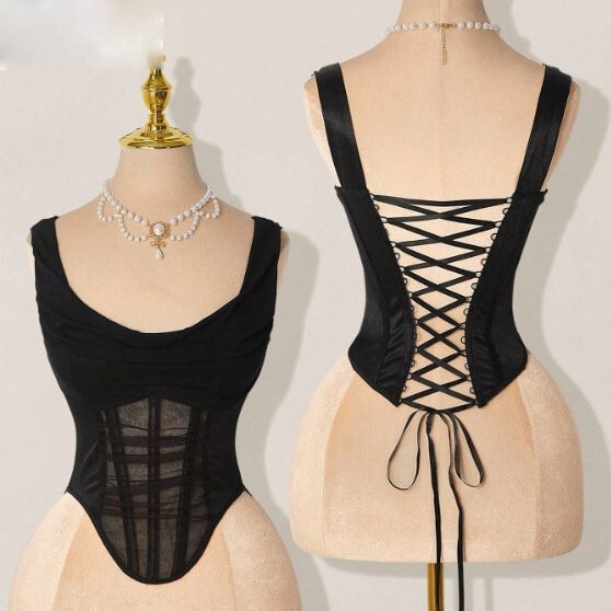 New Sexy Black Bodysuit for Body Shaping, with Lift and Gather Effect, Ear-Shaped Bra, Wedding Satin Bra New Sexy Black Bodysuit for Body Shaping, with Lift and Gather Effect, Ear-Shaped Bra, Wedding Satin Bra