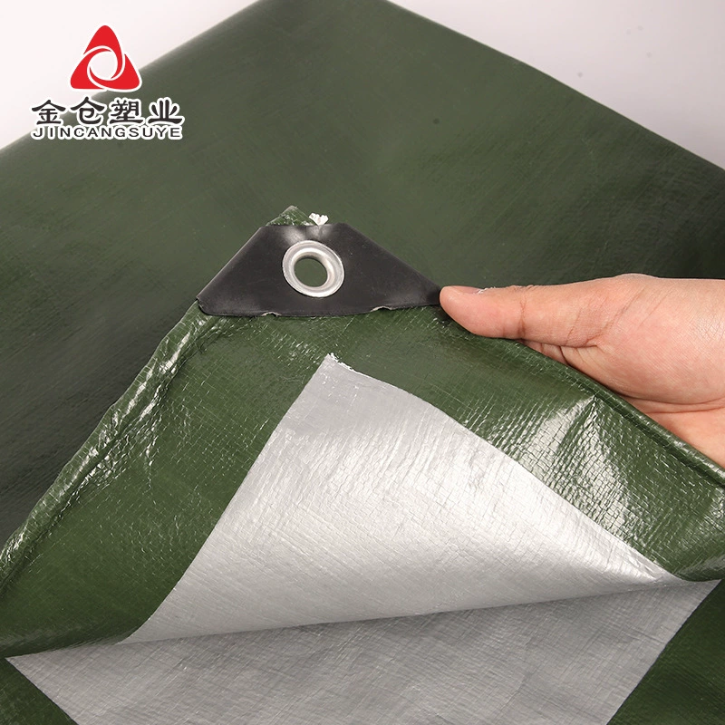 Jun Green Silver 160 G Против дождя ткань водонепроницаемая ткань PE пластиковый канопли ткань тент для навеса и влагостойким полем на открытом воздухе