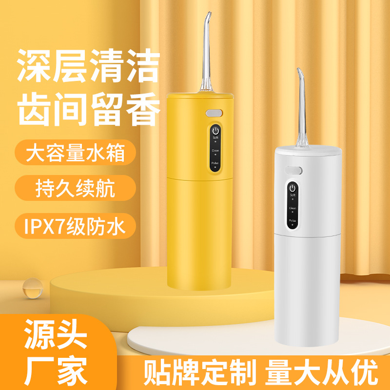 New USB Charging Portable Home Water Flosser Three-speed Silent Toothbrush Waterproof Electric Water Flosser Oral Care Device