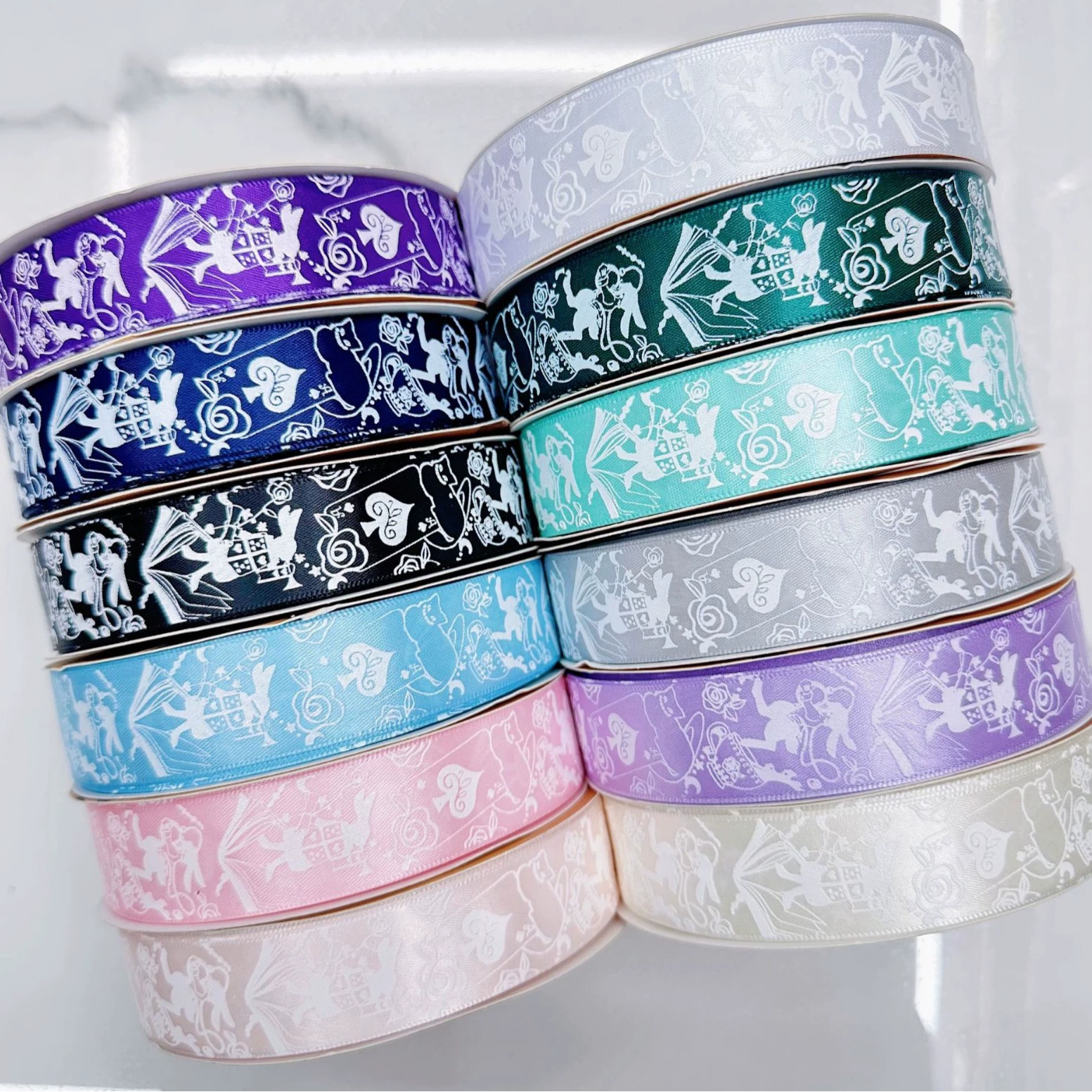 2,5 см белая пластиковая лента для упаковки подарочных коробок, ручной работы, материал для DIY бантов, держатель для бантов, аксессуары