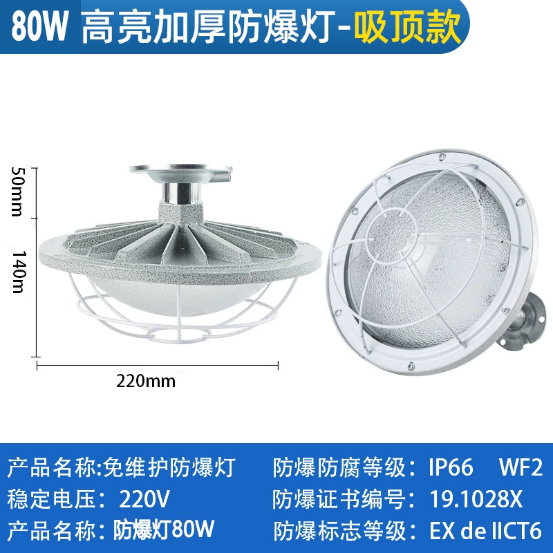 Aiming Explosion-proof LED lights, industrial spotlight, ceiling lamp, 100W