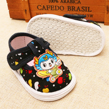 宝宝学步鞋婴儿布鞋传统手工千层底防滑透气幼儿步前鞋春1-2-3岁