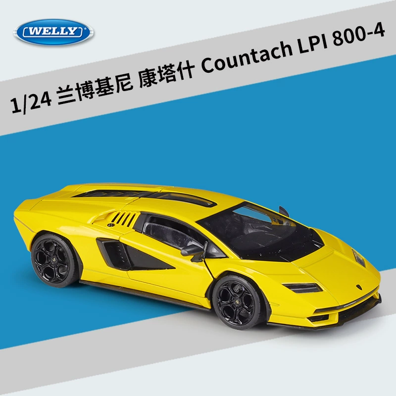 Welly1: 24 Ламборта Countach LPI800 моделирование сплав автомобиля игрушки