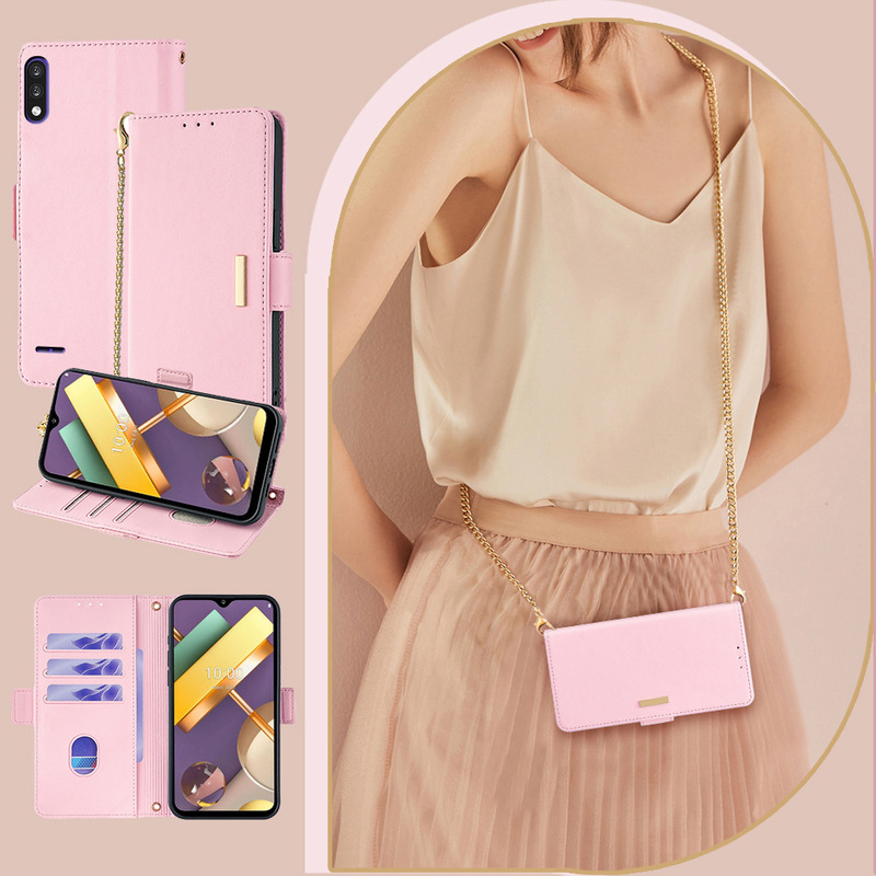 For TCL 20s Crossbody Mobile Phone Leather Case TCL 40 XE 5G Hand Rope 403 Flip Mobile Phone Protective Case