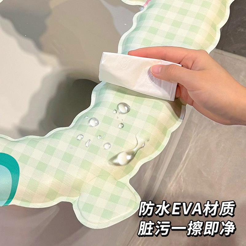 2025新款防水可水洗厕所坐便套家用粘贴式加厚套圈四季通用马桶垫|undefined