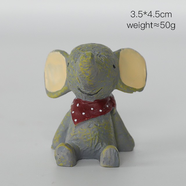 456-4 아기 코끼리 빨간 스카프