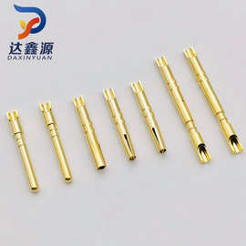 深圳实力工厂防水插头航空插连接器1.5焊线端子劈槽公母铜针插针p