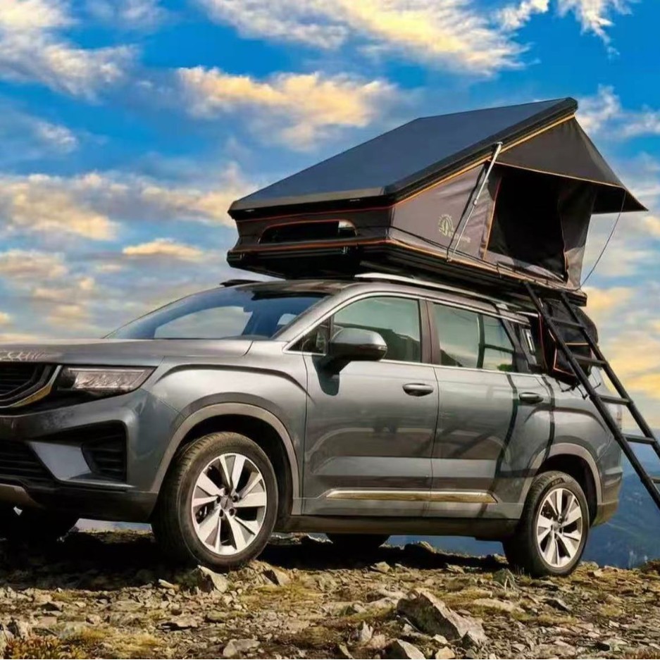 Mountain camping, Jeep, roof tent, suitable for autumn and winter outdoor camping, car tent, windproof and rainproof