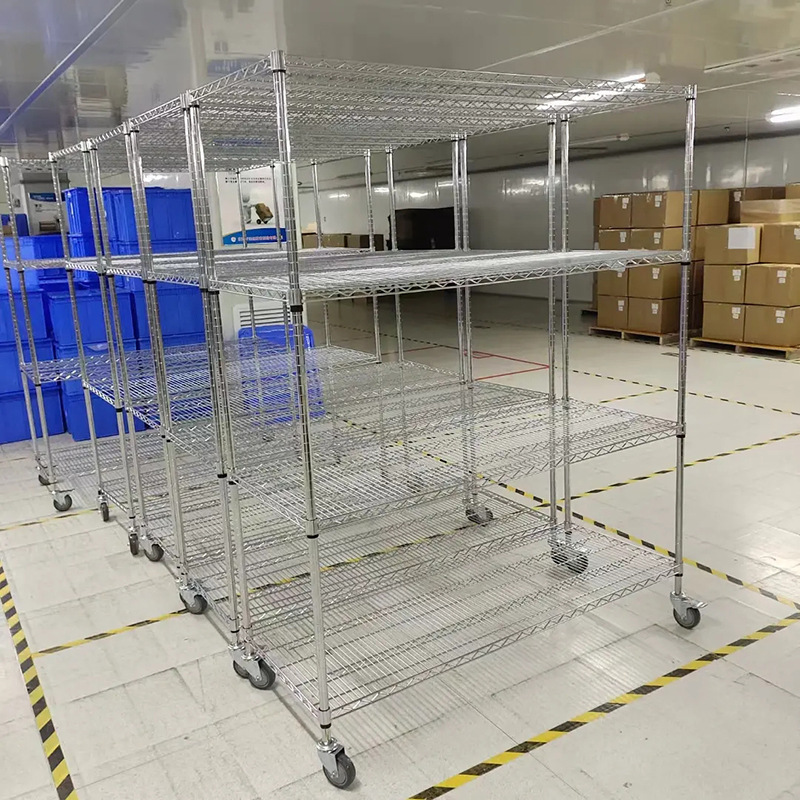 ✅电商拣货车手推车仓库分拣快递配货车库房分拣车物料架移动捡货