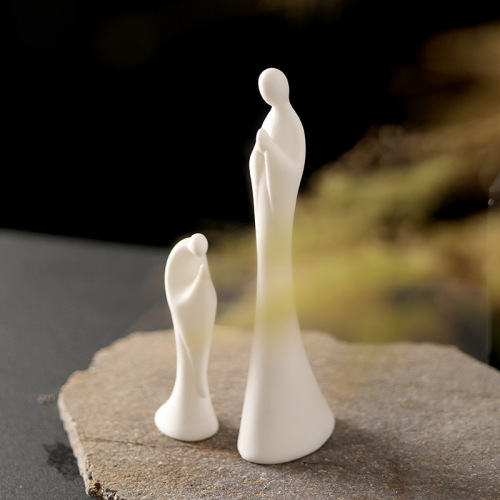 Supply of creative Chinese-style Buddha-less ceramic handicrafts, home desktop entrance hall decoration, tea ceremony accessories, decorations