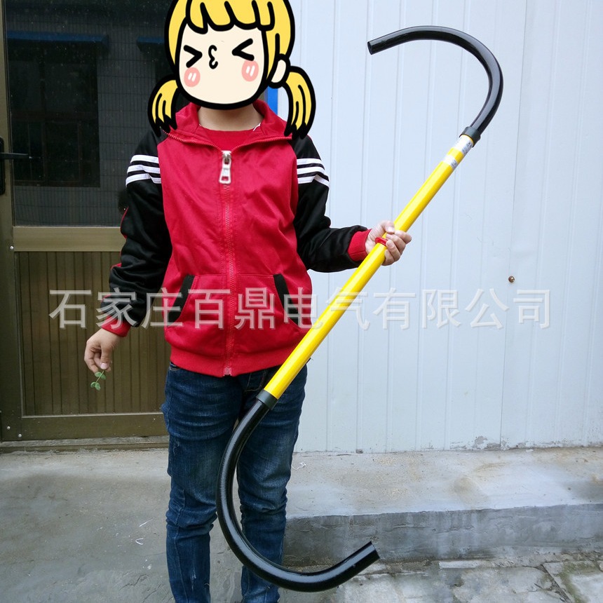 1000v汽车用s型绝缘救援钩S型双钩救援勾 百鼎销售绝缘钩S型1kv