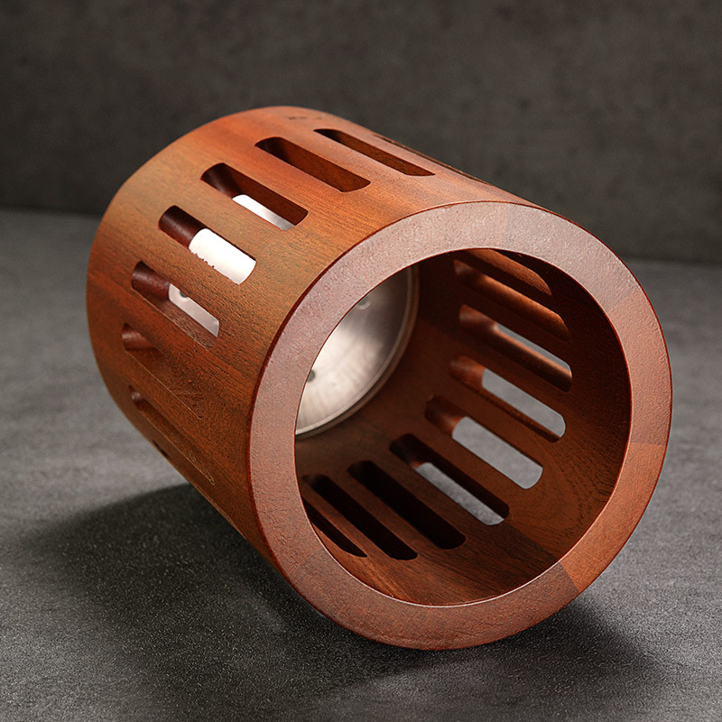 實木製筷子筒家用防鏽不鏽鋼瀝水餐具收納可壁掛式筷子籠