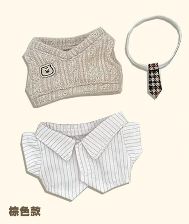 Коричневый костюм-тройка