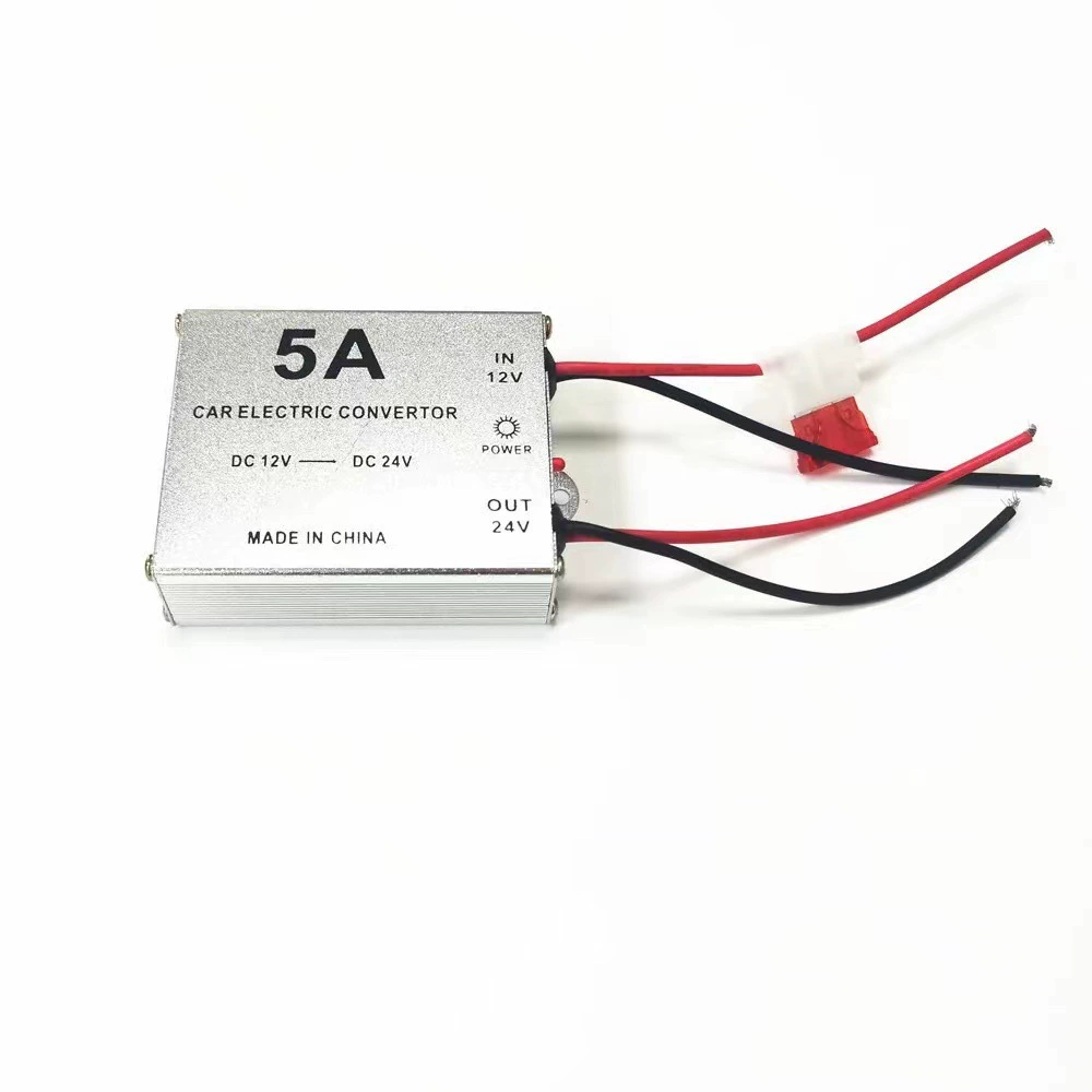 Автомобильный преобразователь мощности от 12 В до 24 В, трансформатор постоянного тока, 5 А, автомобильный усилитель высокой мощности от 12 В до 24 В