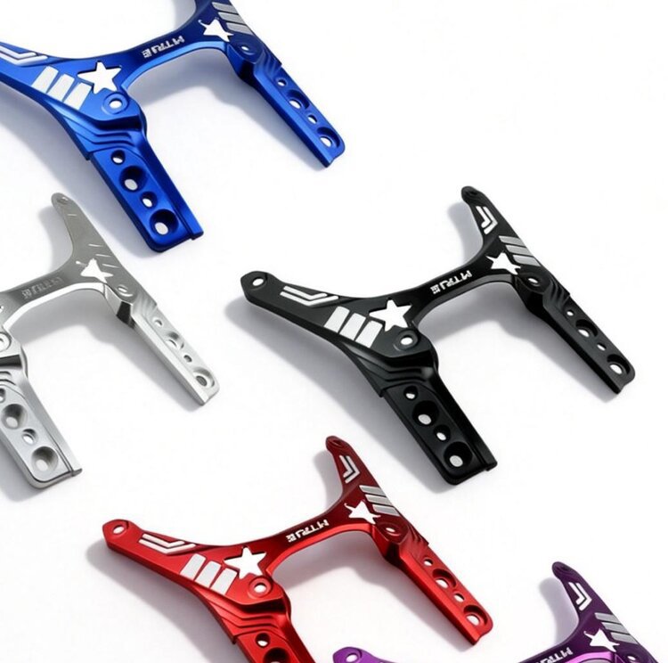 Suitable for Yamaha 25 Models Xmax300 Modified Integrated Front Windshield Aluminum Alloy Bracket Made of 6061 Material