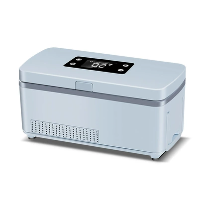 Medicine Refrigeration Box Insulin Medicine Low-Temperature Car-Mounted Small Refrigerator Mini Portable Medicine Box with Temperature Control for Travel (Soyuducular) - sea-blue-2311115cm-without-built-in-lithium-battery