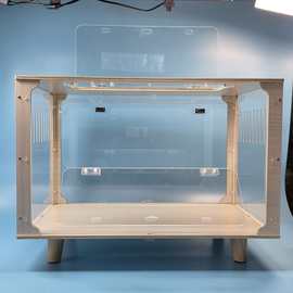 仓鼠笼子 魔方木制笼 超大豪华别墅亚克力透明金丝熊专用