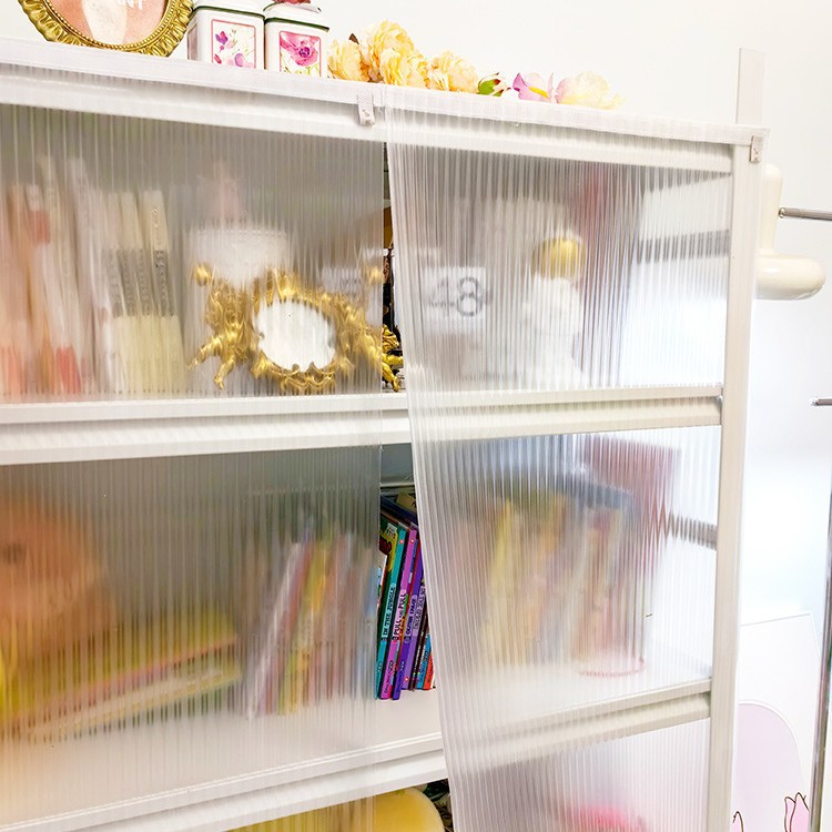 Storage Rack Curtain Kitchen Curtain Oil-Proof Waterproof Dustproof Curtain Self-Adhesive High-End Bathroom Door Curtain Odorless