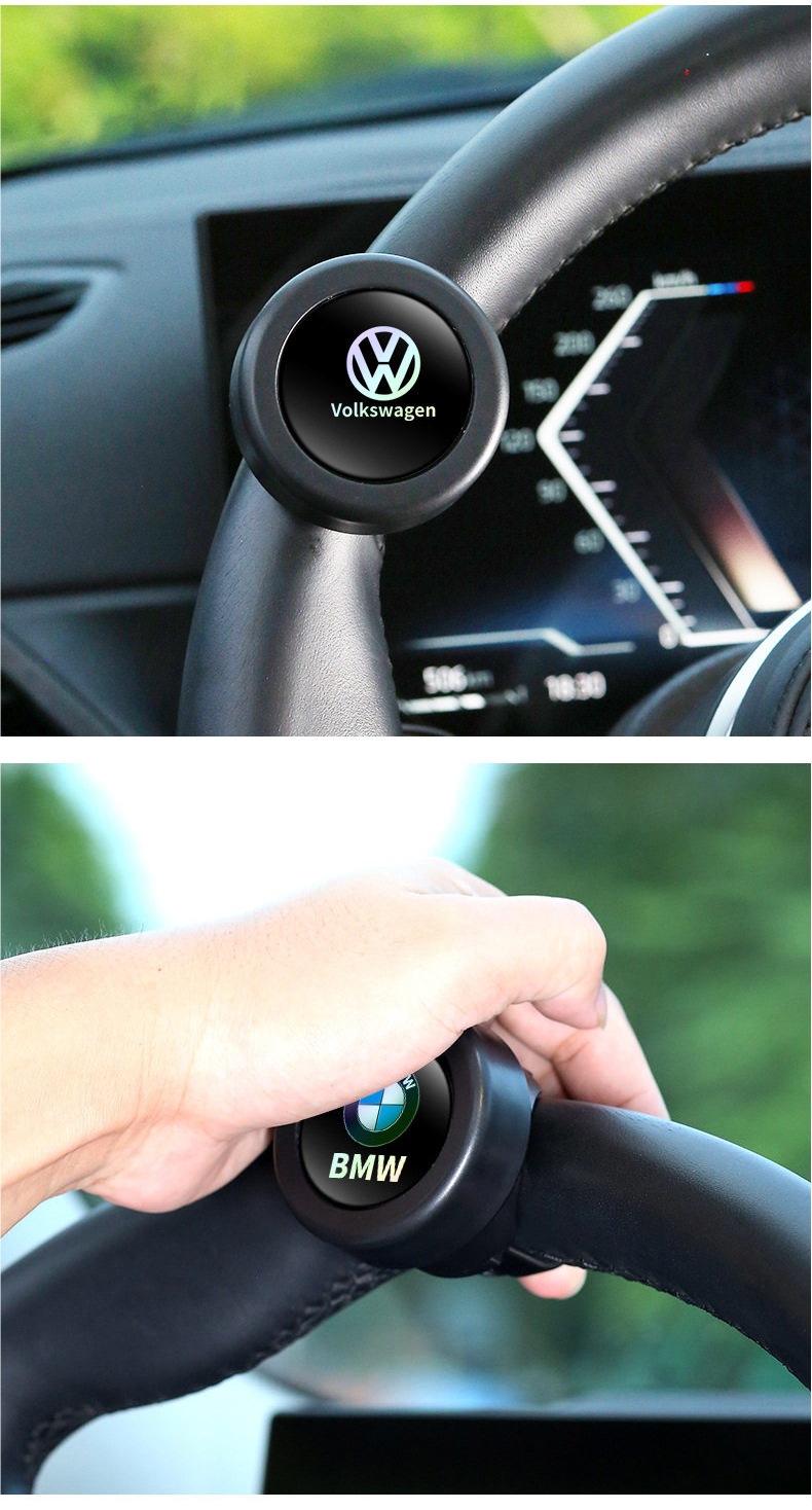 Car Steering Wheel Booster, One-Hand Steering Car Ball, 360-Degree Direction Control, Labor-Saving Tool for Cars and Large Trucks