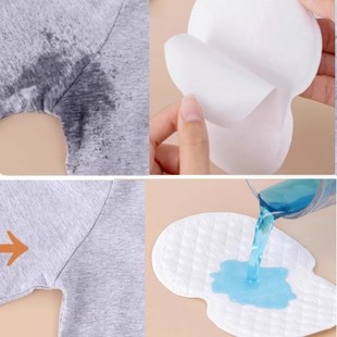Underarm Sweat-Absorbent Patch, Deodorant Sweat-Absorbent Pad for Men and Women, Summer Invisible Ultra-Thin Breathable Clothing Patch, Women's Armpit Antiperspirant Patch