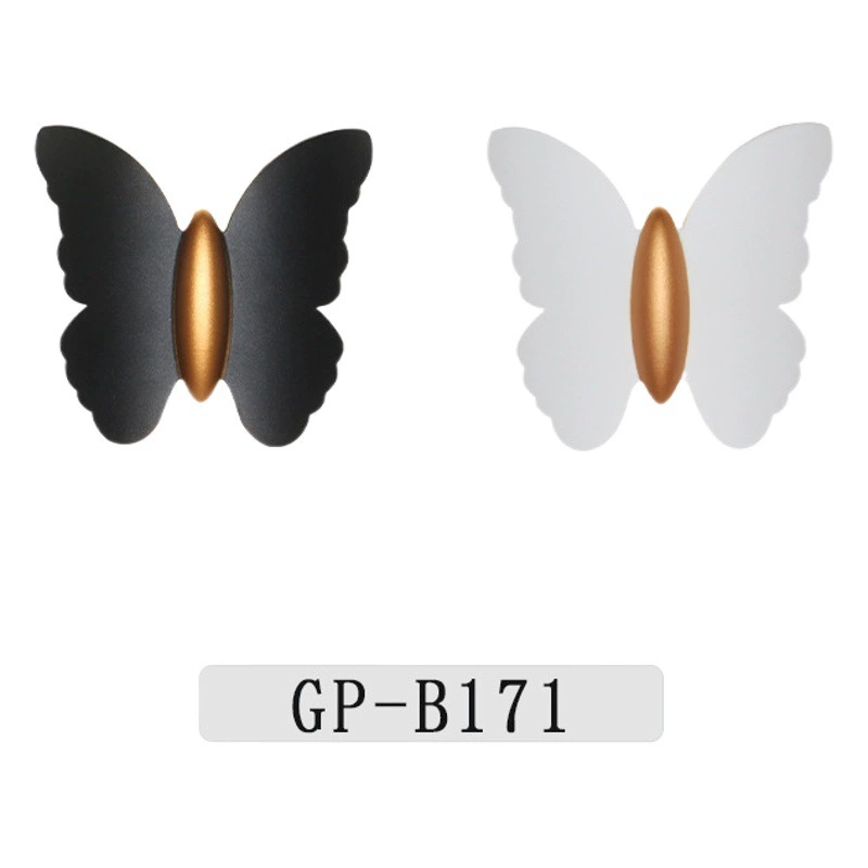 Уличный настенный светильник бабочка Настенный светильник простой современный лестничный Проход Настенный светильник двор балкон настенный светильник фойе лампа