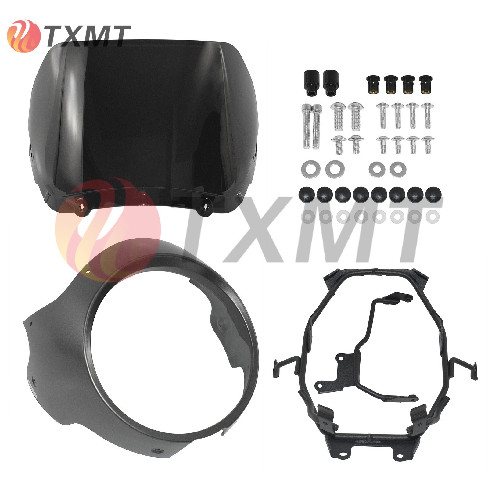 Suitable for Honda Gb350/S 23-24 Years Modified Pig Head Cover Headlight Cover Windshield Bumper